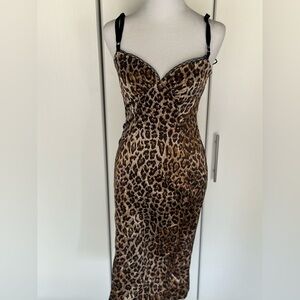 D & G Leopard bodycon dress